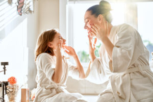 Mom and Daughter Skin Care